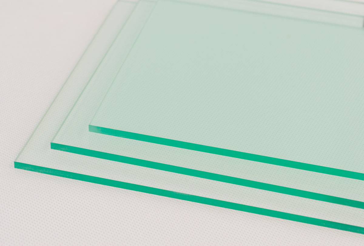 Green Edge Glass Effect Acrylic Sheet, Cut To Size
