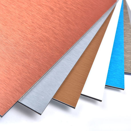 Brushed Aluminium Dibond® Composite Sheet Alupanel Sign Material Butler  Finish